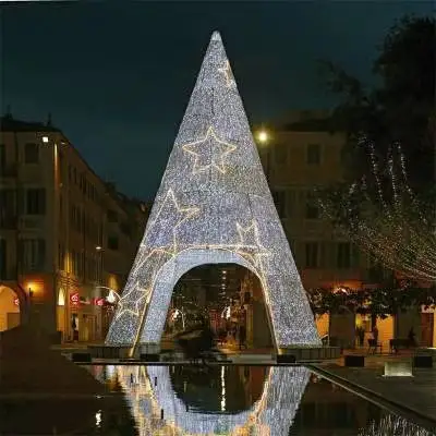 Рождественский декор, квадратное украшение, торговый центр, лобби отеля, индивидуальная уличная гигантская Рождественская елка