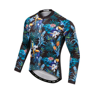 Maillot de cyclisme imprimé avec motif en sublimation intégrale, tissu respirant à séchage rapide, logo personnalisé pour le cyclisme sur route, VTT et loisirs - Product Image 2