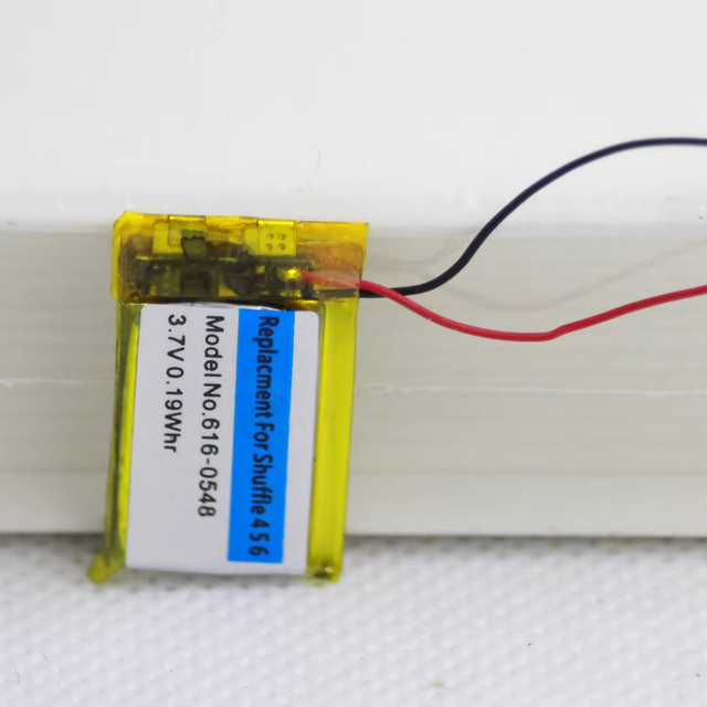 616-0548 0.19Whr 3.7V Battery Replacement for ipod for Shuffle 4rd 5rd 6rd Generation 4 5 6 Accumulator Batterie