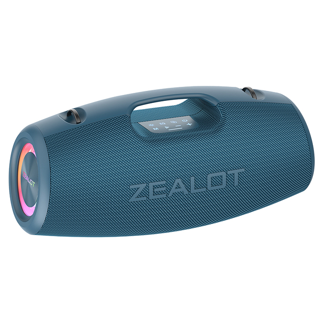 ZEALOT S78 120W IPX6 Waterproof Portable Outdoor Soundbar RGB LED Light Wireless Charging for 5.2 Rechargeable Battery
