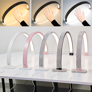 Fosoto <span class=keywords><strong>Led</strong></span> Arc Hình Chữ U Nail Bàn Đèn Thạch Làm Móng Tay Nửa Mặt Trăng Ánh Sáng Lông Mi Bảng Đèn Cho Móng Tay Hình Xăm Vẻ Đẹp Salon - Product Image 5