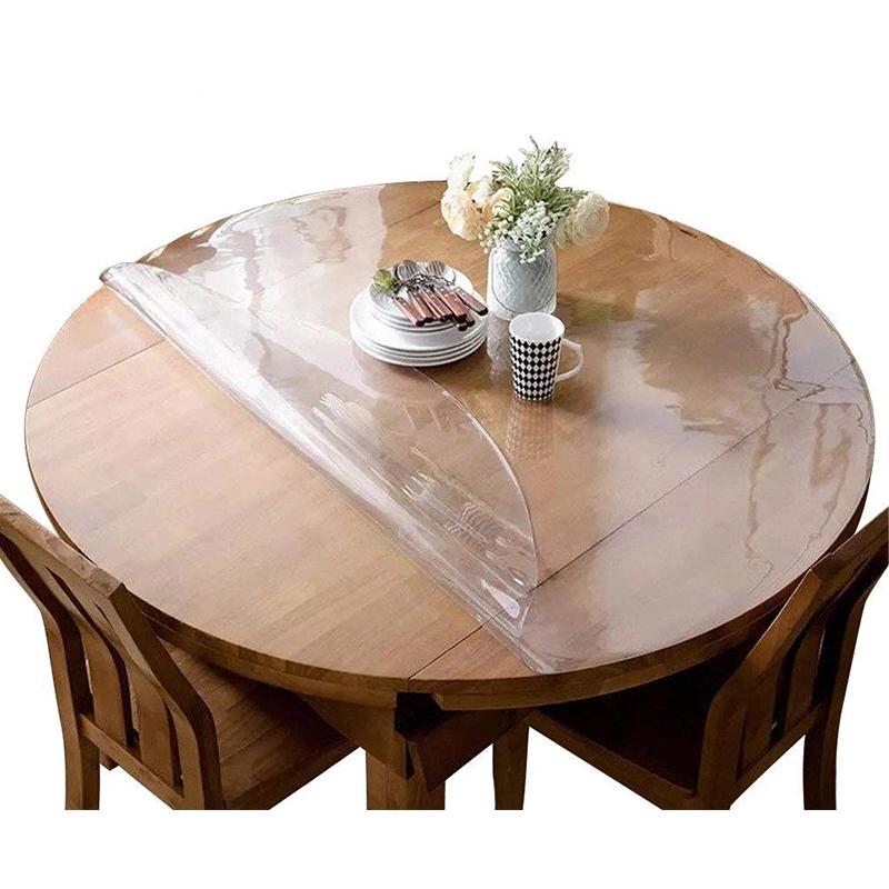 Nappe jetable en plastique, couverture de Table ronde, 84 pouces, vente en gros, marque feng,