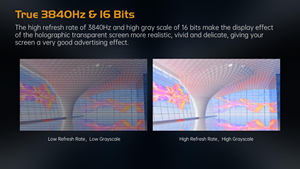 Profesyonel Şeffaf Akıllı Perde <span class=keywords><strong>LED</strong></span> Ekran Hafif İnce <span class=keywords><strong>LED</strong></span> Ekran Dış Mekan Video Reklamcılığı Vitrin Camı - Product Image 5