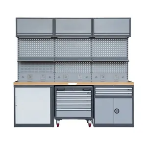 Caixa de ferramentas de aço mental para oficina, armário de ferramentas resistente Ningbo Gangdao 2024, ideal para eficiência de armazenamento