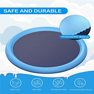 Pet Furniture Summer Pet Swimming <b>Pool</b> Inflatable Water Pad Play Cooling Mat Outdoor Interactive Toy for <b>Dogs</b> - Product Image 5