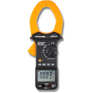 Metravi Pro Solar-2A Digital TRMS <b>Clamp</b> Meter with 1500V 1200A 1% Accuracy Capacitance & Diode Measurement - Product Image 1