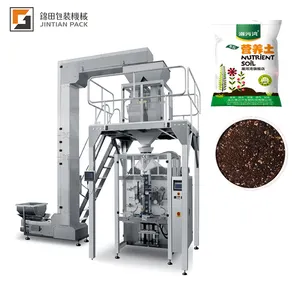 Customized Big Package Plastic Bag Vertical Sand / Nutritional Soil Packing Machine