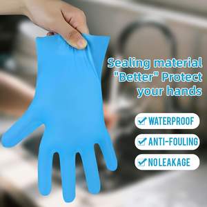 Guanti Monouso <span class=keywords><strong>in</strong></span> TPE Spesso per Alimenti, Impermeabili e Resistenti all'Olio, Senza Polvere, per Cucina e Uso Domestico - Product Image 3