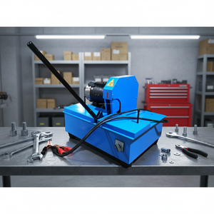 Máquina Cortadora <span class=keywords><strong>de</strong></span> Mangueras Hidráulicas Móvil <span class=keywords><strong>de</strong></span> Alta Eficiencia, <span class=keywords><strong>de</strong></span> 6 mm a 51 mm, 4 Cables, 12 V/24 V, con Motor y Bomba, para Taller <span class=keywords><strong>de</strong></span> Reparación <span class=keywords><strong>de</strong></span> Mangueras - Product Image 2