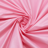 380T Nylon taffetas brillant brillant lurex PU revêtement tissu en nylon lisse pour sac de couchage doudoune rembourré tissu bouffant