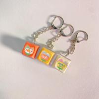 Customized Multiple Shaped Keycaps Keychain Toy Keycap Fidget Keychain Mechanical Keyboard Custom Cartoon Keycaps Design