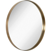 Commande en gros hôtel personnalisé miroir décoratif chambre salon meubles décoration murale or grand cercle miroir 80cm 60cm