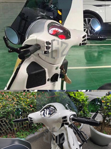 Manubrio moto CNC barra retrovisore fine specchietto laterale equilibrio cursore per PIAGGIO GILERA NEXUS GP800 FUOCO 500 CX <span class=keywords><strong>Runner</strong></span> <span class=keywords><strong>200</strong></span> 125 - Product Image 6