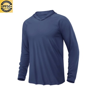 Maillot de pêche personnalisé avec logo par sublimation, protection UV, chemises pour hommes UPF 50+, légères, effet rafraîchissant, chemises de pêche à capuche - Product Image 4