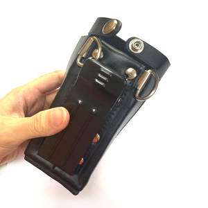 PU Túi Da Trường Hợp Đối Với <span class=keywords><strong>Motorola</strong></span> GP338 GP360 GP380 <span class=keywords><strong>HT1250</strong></span> Hai Cách Phát Thanh Bao Da Cứng Bảo Vệ Tay Áo - Product Image 4