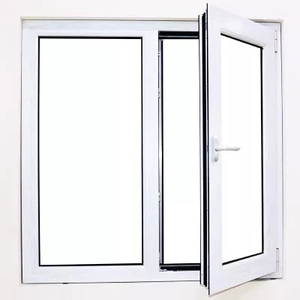 Chất lượng hàng đầu Vinyl <span class=keywords><strong>uPVC</strong></span> cửa sổ hotian Thương hiệu Mới Thiết kế hiện đại đôi Bảng điều chỉnh cửa sổ nướng - Product Image 1