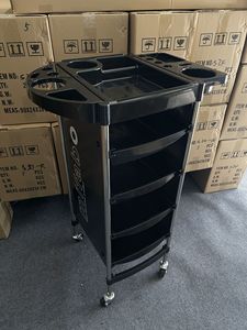 BLISSLIFE alat penata rambut, troli emas asisten penata rambut <span class=keywords><strong>Salon</strong></span> tata rambut dengan roda Universal bebas kusut - Product Image 3