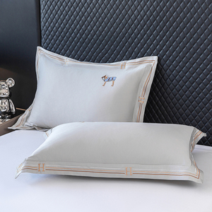 Oemcustom Tinh Khiết Cotton Quilt Set Với <span class=keywords><strong>Pony</strong></span> Thêu Cá Nhân Sang Trọng Comforter Bộ Đồ Giường Cho Khách Sạn Tất Cả Các Mùa Mềm Ngủ - Product Image 1