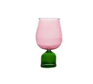 סיטונאי מותאם אישית זכוכית בציר בצבע אדום יין זכוכית Stemware יין משקפיים כוס גביעי