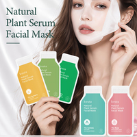 Icesea Ensemble de masques nettoyants Ananas Vert Charbon Pomme Peau Douce Hydratation Profonde Blanchissant Masque Facial Beauté OEM/ODM