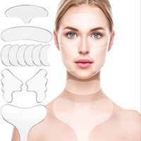 Patchs anti-rides réutilisables pour le visage et le front Patchs en silicone pour le visage Patchs anti-rides en silicone