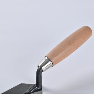 Truelle de maçonnerie industrielle ergonomique en acier au carbone avec manche en bois, lame de 7 pouces et pointe pour la construction DIY - Product Image 6