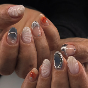 Venta al por mayor 24 piezas de almendra reutilizable de diamante <span class=keywords><strong>uñas</strong></span> artificiales <span class=keywords><strong>diseño</strong></span> 3D con encantos de prensa en las <span class=keywords><strong>uñas</strong></span> <span class=keywords><strong>para</strong></span> adolescentes <span class=keywords><strong>niñas</strong></span> - Product Image 6