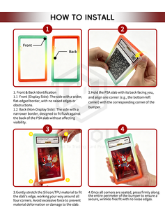 Étui de protection pour cartes TPU Archival Safe <span class=keywords><strong>Coven</strong></span> - Étui transparent anti-jaunissement pour un stockage à long terme - Product Image 5