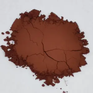 Chine conception en gros glaçure tache rouge brun Pigment BY-121