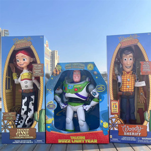 ของเล่นพูดได้ ตัวการ์ตูนจากเรื่องทอย สตอรี่ บัซ เชอร์ฟ วู้ดดี้ คาวบอย เจสซี่ ตุ๊กตาพีวีซี 0-24 เดือน เด็กชายหญิง ของเล่นแนวคาวบอยตะวันตก - Product Image 2