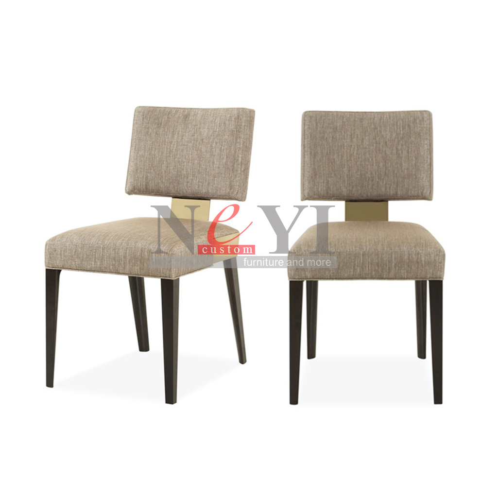 CY116 Simple Style Club Wedding Event Dressing Room Golden Iron Wire Restaurant Chair