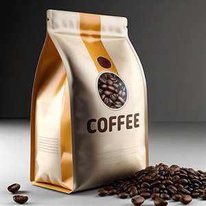 ออกแบบโลโก้พิมพ์ตามสั่ง ถุงซิปล็อคแบบตั้งได้ ขนาด 8 ออนซ์ ป้องกันกลิ่น พร้อมวาล์ว สำหรับบรรจุภัณฑ์กาแฟ - Product Image 5