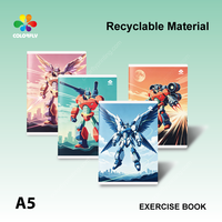 Direkt vom Hersteller: Sattelgeheftetes Übungsheft mit Individuellem Cover-Design, 100 Blatt, Softcover, Laminierung, Europäische Schule