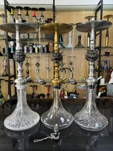 En Stock, Cachimba Premium de Lujo, Cachimba Maklaud Estilo Ruso, de Acero Inoxidable con Acabado en Madera, Cachimba Chicha - Product Image 2