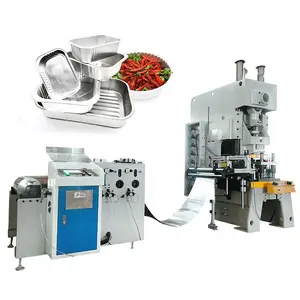 Automatic aluminum pan container making machine manual aluminum foil container making machine