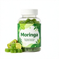 Gummies de soutien immunitaire à l'extrait de feuilles de Moringa, marque privée OEM, pour adultes