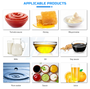 Tự động Dọc Đường Ống Túi Túi Nhớt chất lỏng pho mát Whipped Kem Bánh Pizza máy đóng gói nước sốt - Product Image 5