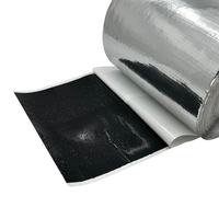Cinta impermeable de butilo de papel de aluminio de alto rendimiento Cinta de costura de membrana de impermeabilización de edificios de techo de construcción