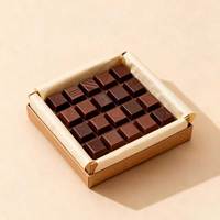 Boîtes de luxe personnalisées en gros pour chocolats et bonbons, en papier kraft, en forme de livre, avec inserts en plastique et séparateurs de plateau