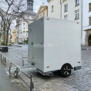 Baños de Lujo 2025, Duchas, Baños Exteriores, Remolque de Baño Portátil Móvil en Venta - Product Image 4