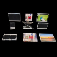 Cadre Photo Numérique Transparent Coloré Mignon Mini Grand Rond Petit Unique Plastique 10x15 4x6 A2 A4 A5 Set Acrylique Magnétique