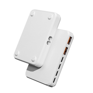 Cargador GaN de escritorio delgado de 100W con múltiples puertos, <span class=keywords><strong>4</strong></span> USB-C y 2 USB A, para cargar laptops, tablets y accesorios a máxima velocidad. - Product Image 3