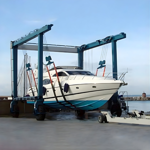 Outdoor Use Mobile Yacht Crane Boat Yard <b>Hoist</b> 100T Strong Load Capacity Mobile Boat <b>Hoist</b> for Marina Rubber Tyre Type - Product Image 6