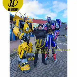 Realistic Business Promotion Transform er Animatronic Suits Robot Birthday Party Large Size Trade Show Dancing Robot Costume