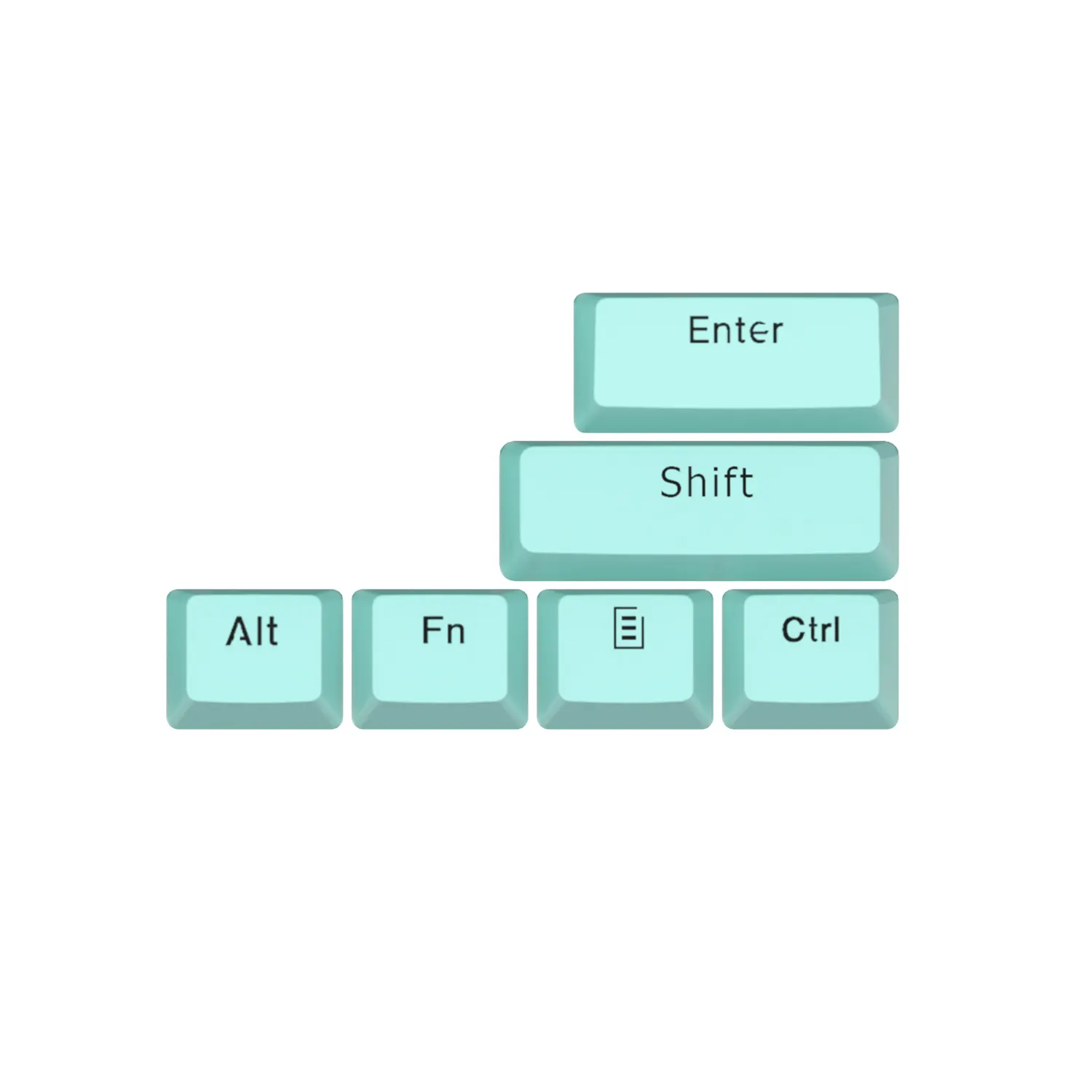 Fabrika toptan yüksek son prim pbt mini klavye toplu 1 tuşları 3 tuşları 6 tuşları WASD/ESC/yön anahtar mekanik klavye keycaps