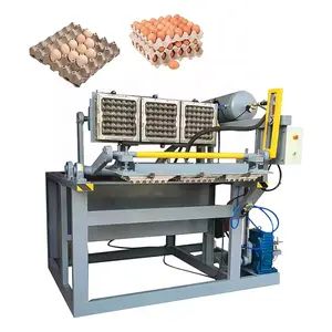 Pulp Molding Plastic Eierdoos Lade Machines Recycling Papier Kartonnen Doos Making Machine Lijn Te Koop