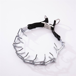 Collar de entrenamiento de perro de punta de acero ajustable de alta calidad Collar de Pastor Alemán y Pitbull impreso - Product Image 3