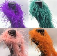 Écharpe plume d'autruche Boa pour la maison fête mariage décor de noël bricolage artisanat vêtements Costume danse robe Accecssoy