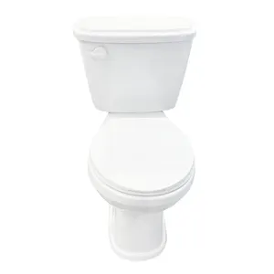 Bolina W8270 Hete Verkoop Witte Keramische Sifon Jet Spoeling Vloer Gemonteerd Tweedelig Toilet