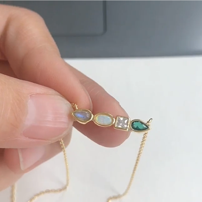 COLLANA CON PIETRE PREZIOSE